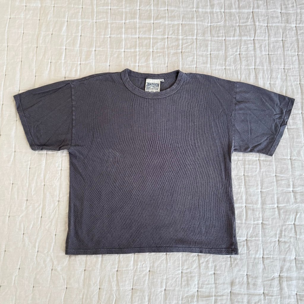 Vernon Oversized Tee In 'Diesel Gray'